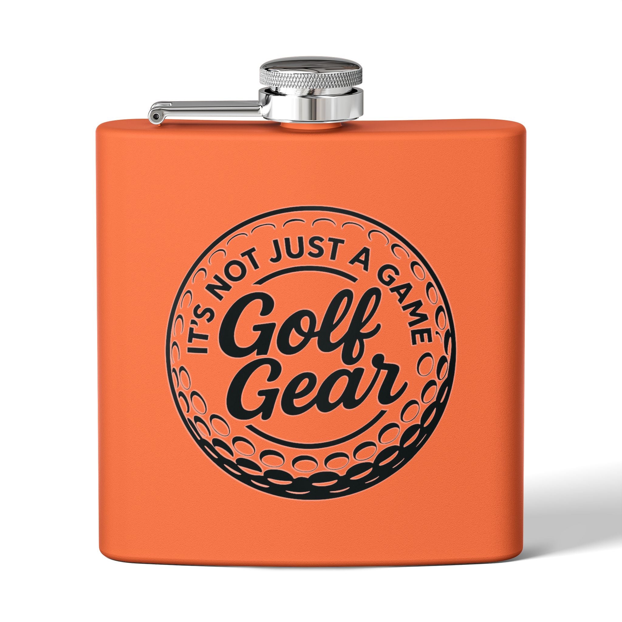 Golf Gear Sleek Stainless Steel Flask