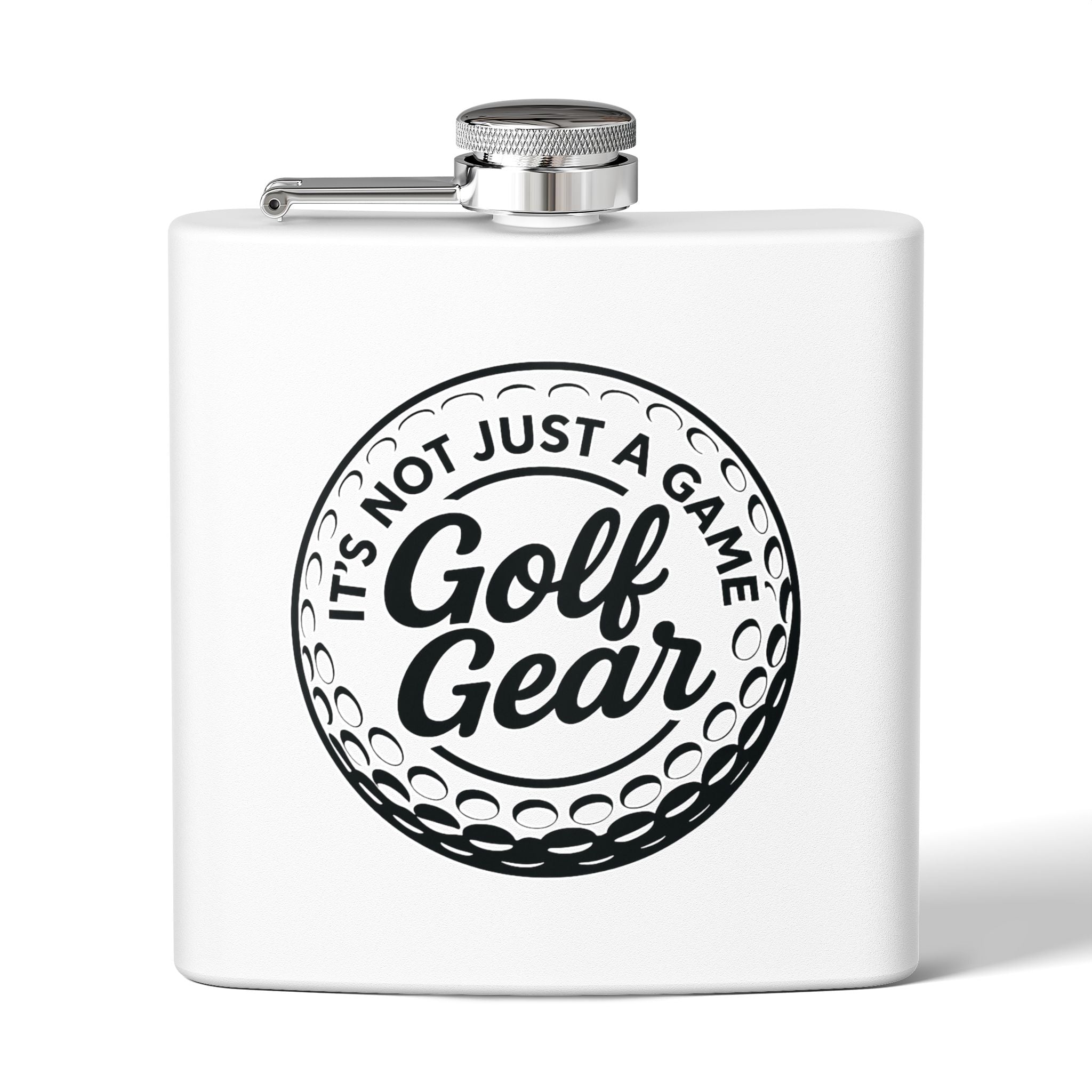 Golf Gear Sleek Stainless Steel Flask