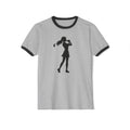 Golf Gal Silhouette cotton ringer tee