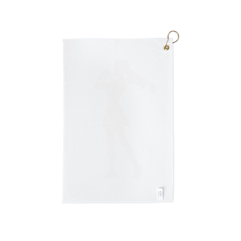 Blue Gal Silhouette Golf Towel