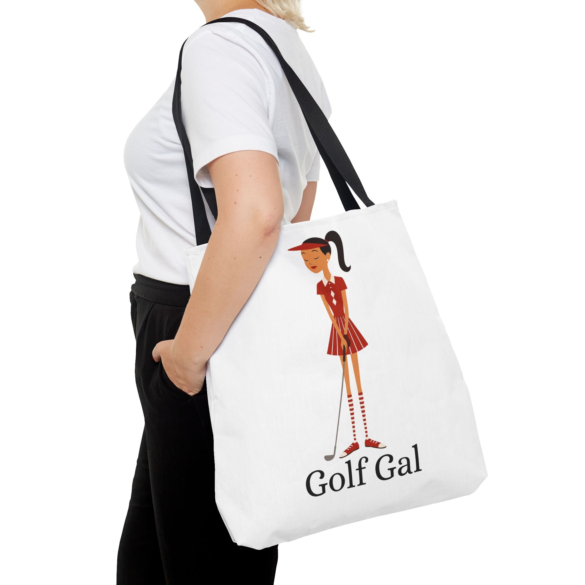 Golf Gal Tote Bag Ruby