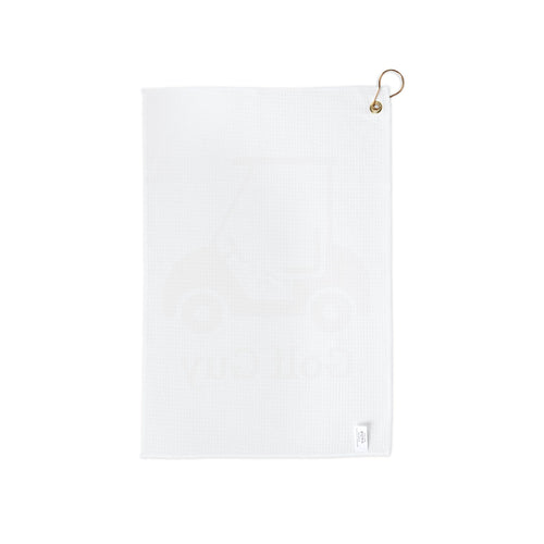 blue golf guy cart Golf Towels