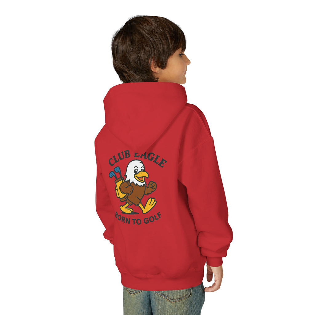 Club Eagle Born To Golf Youth Hoodie