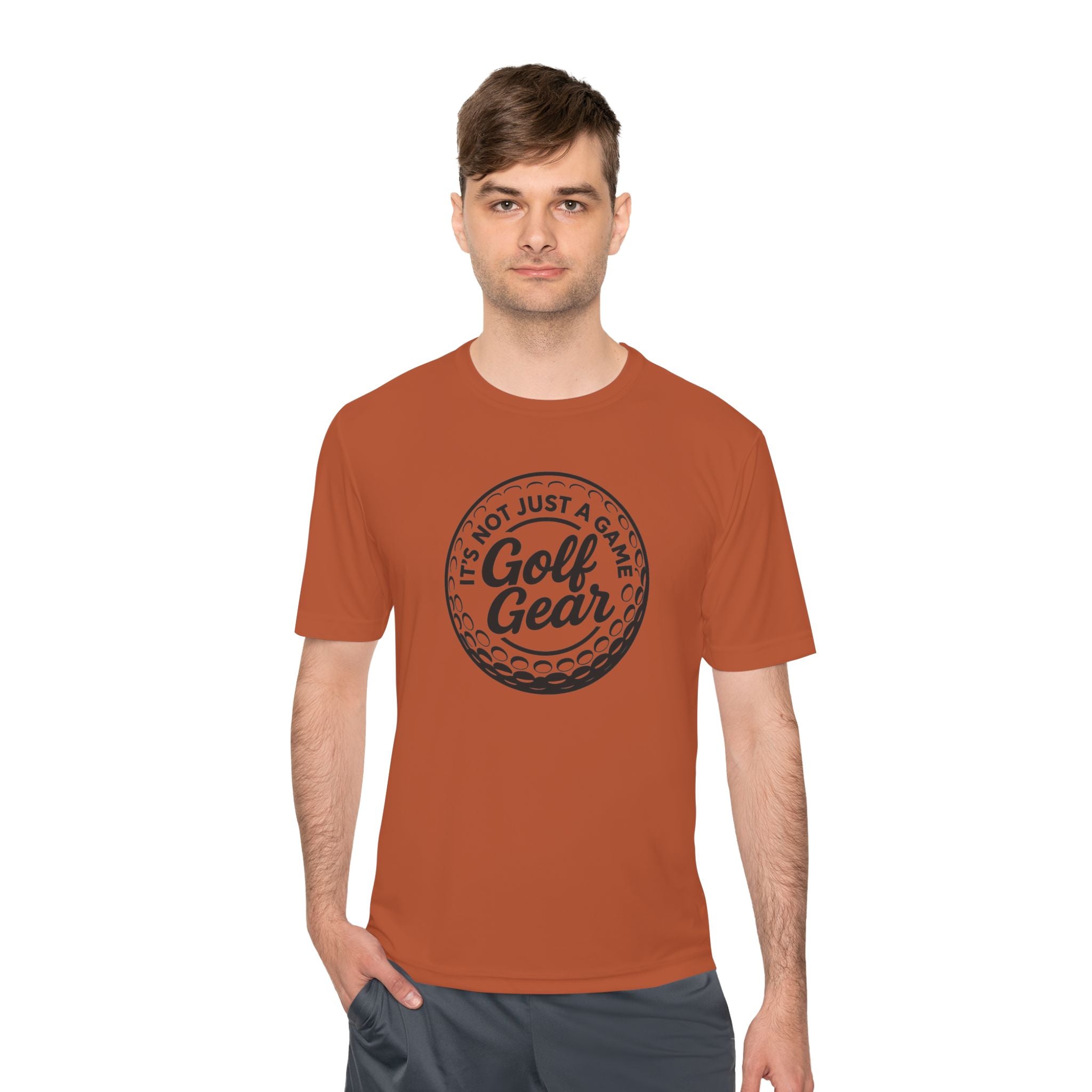 Golf Gear Tee — "It’s Not Just a Game" Moisture‑Wicking Golf Shirt