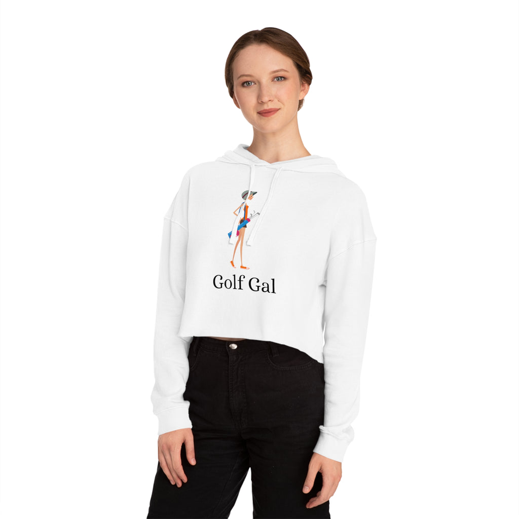 Golf Gal Women's Cropped Sweatshirt Poppy