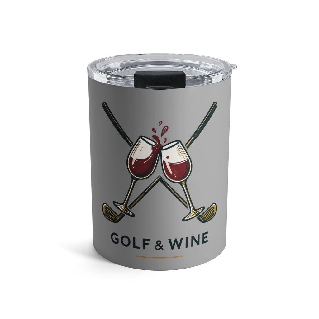 Gray Golf and Wine Whiskey/Wine Tumbler