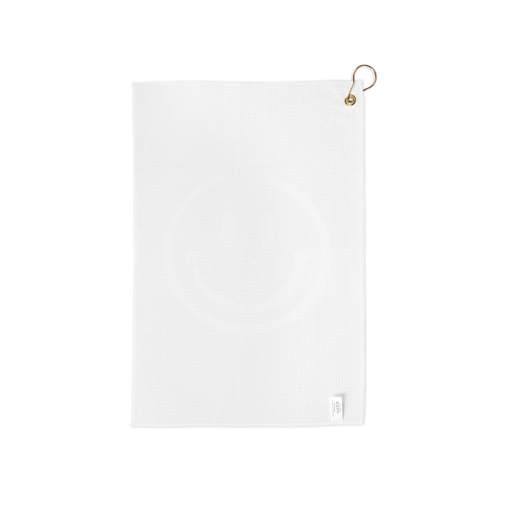 yellow smiley face Golf Towel