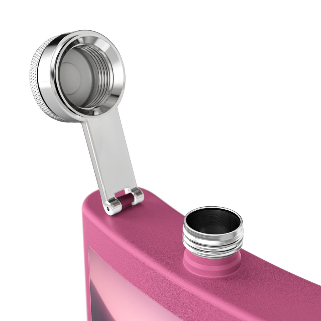 pink flamingos Sleek Stainless Steel Flask