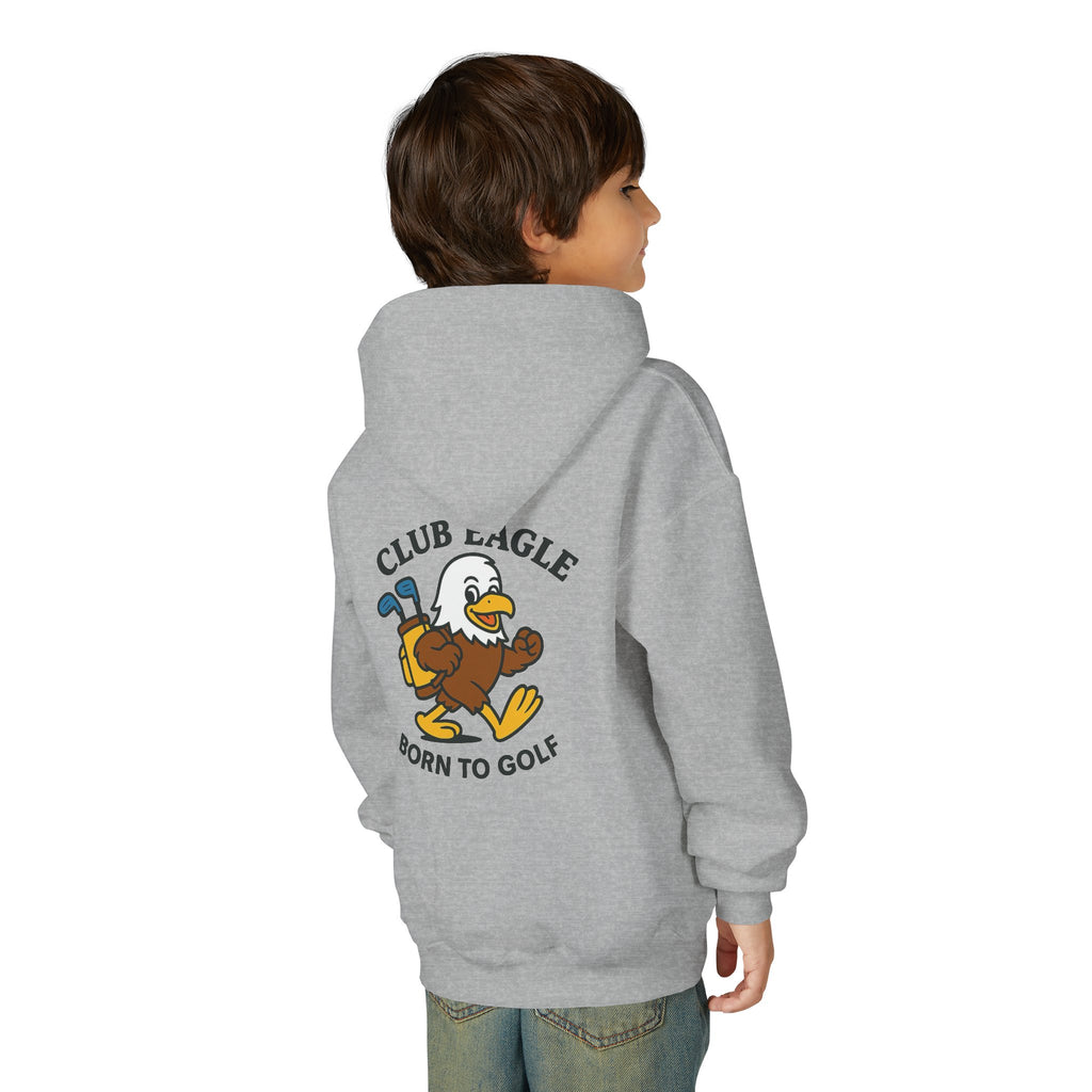 Club Eagle Born To Golf Youth Hoodie
