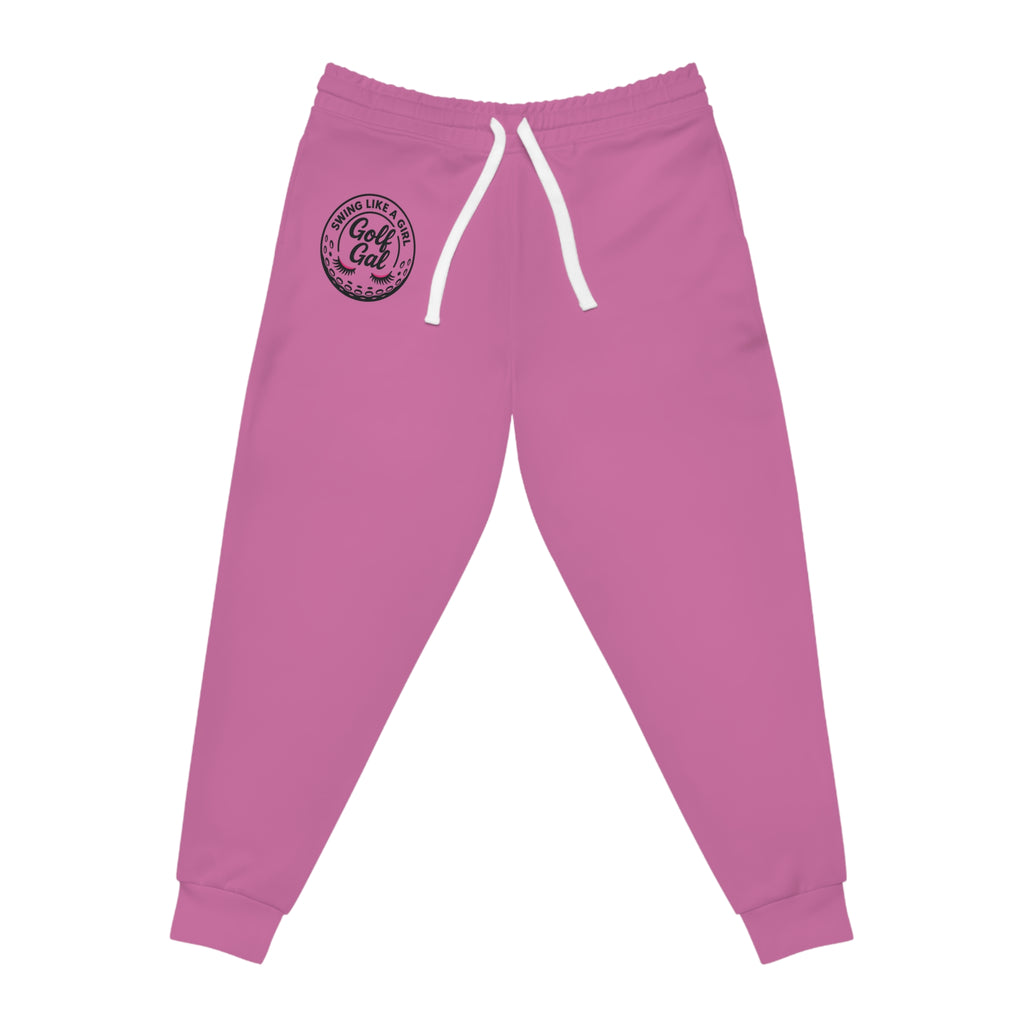 Hot Pink Swing Like A Girl Golf Gal Athletic Joggers