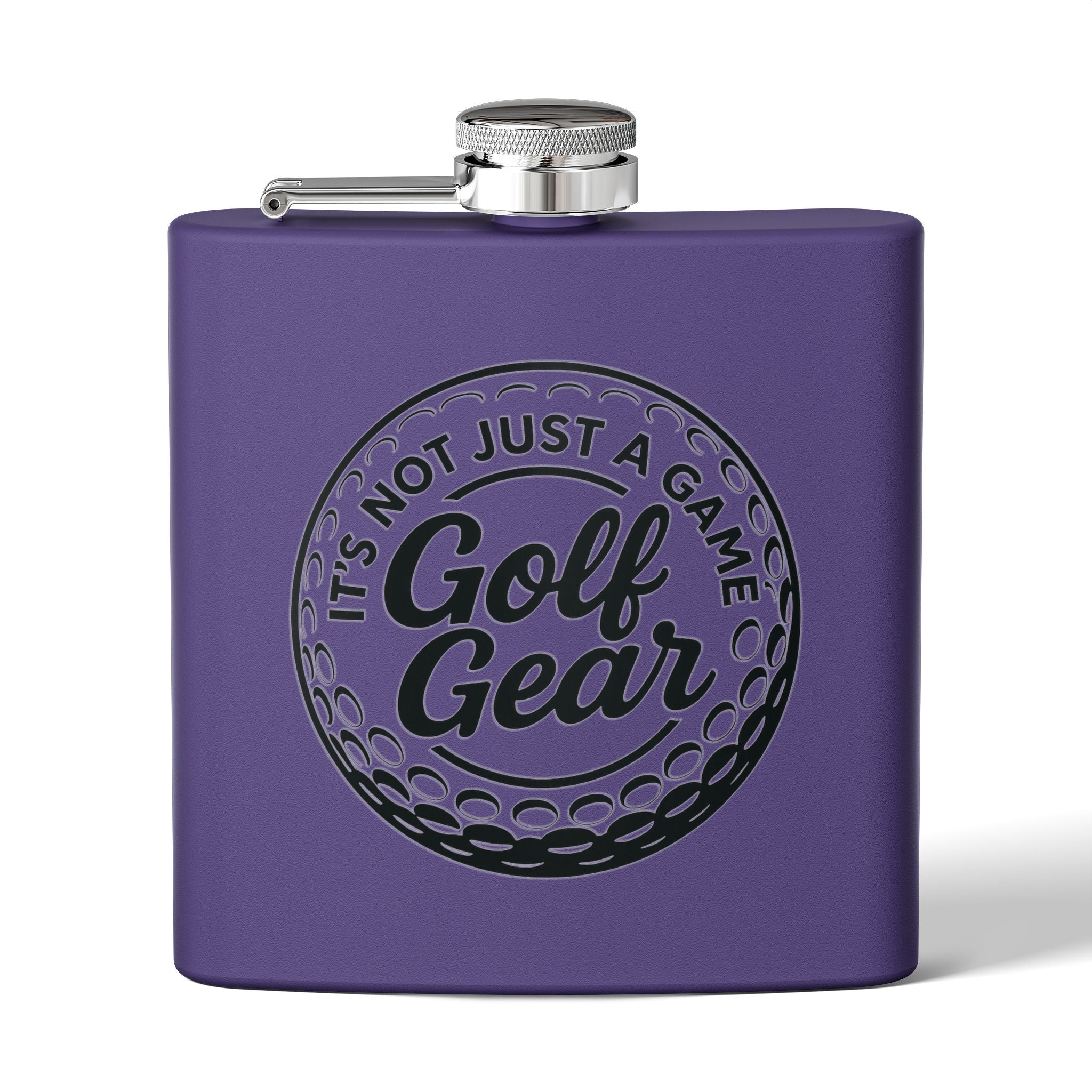 Golf Gear Sleek Stainless Steel Flask