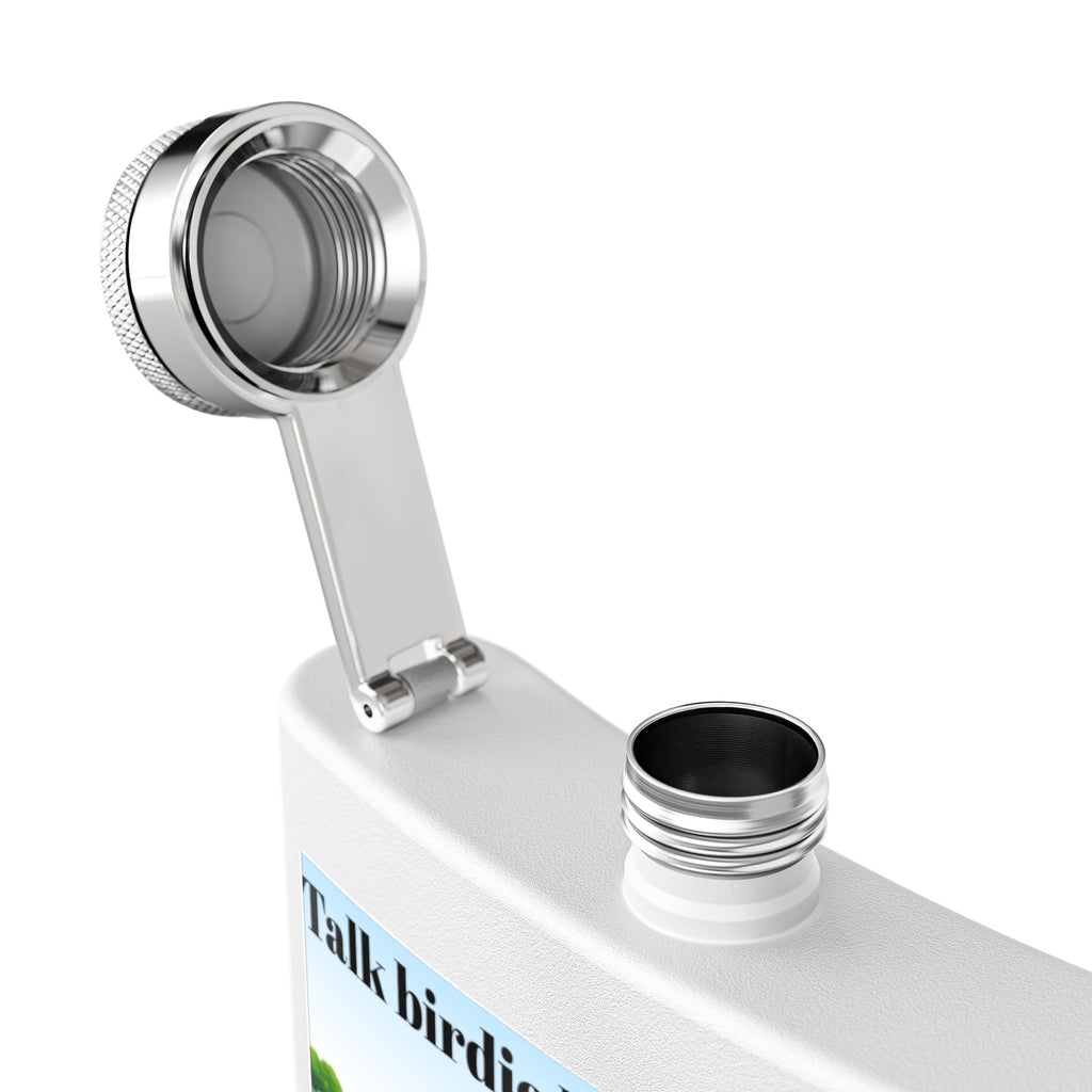 Talk Birdie to Me Sleek Stainless Steel Flask