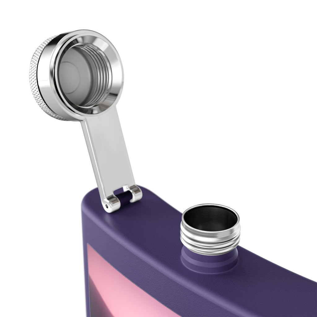 pink flamingos Sleek Stainless Steel Flask